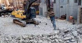 Демонтаж фундамента цена от 1999 руб. | снос старого фундамента заказать в Сосновоборске